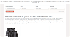 Desktop Screenshot of markenunterwaesche.net